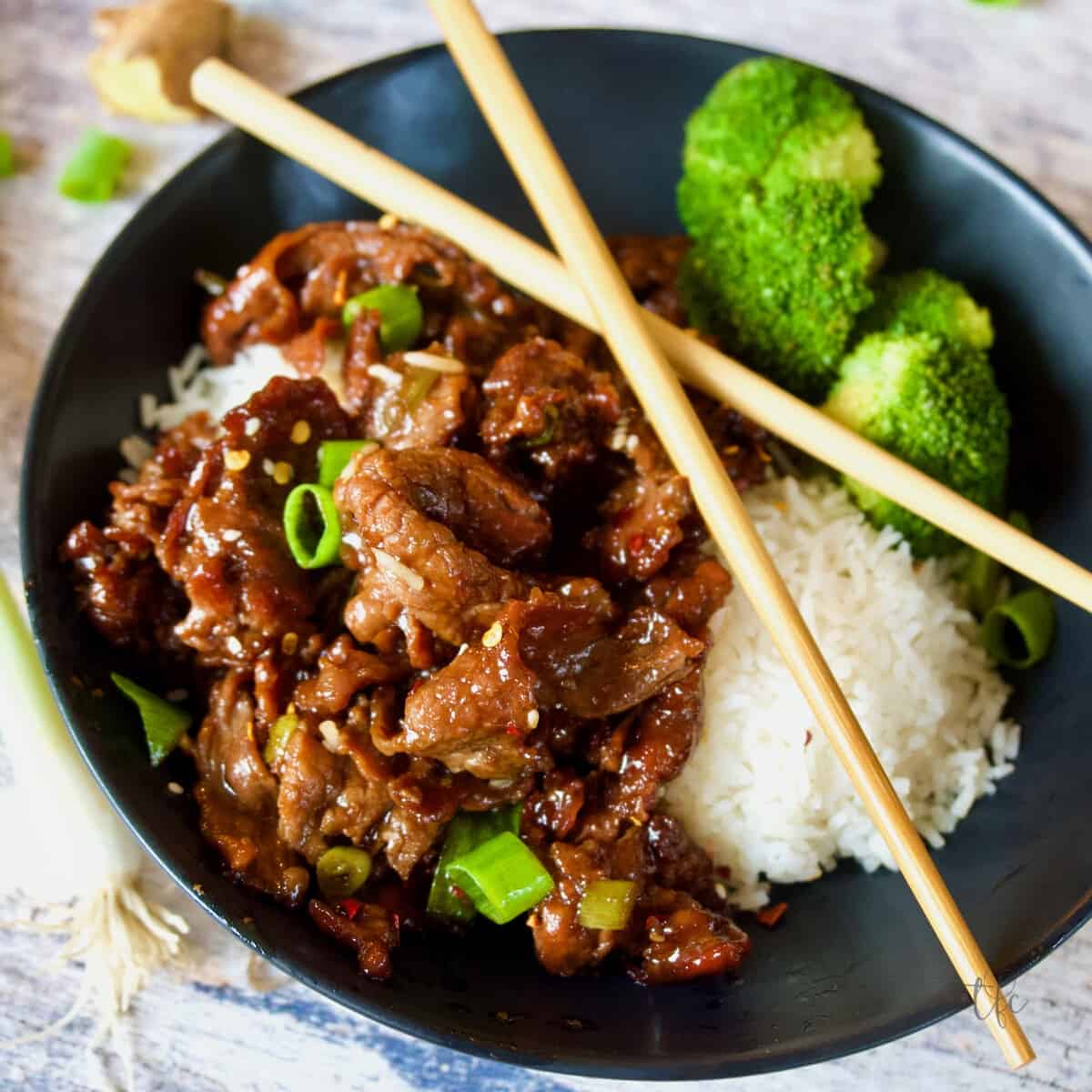 Mongolian Beef Square