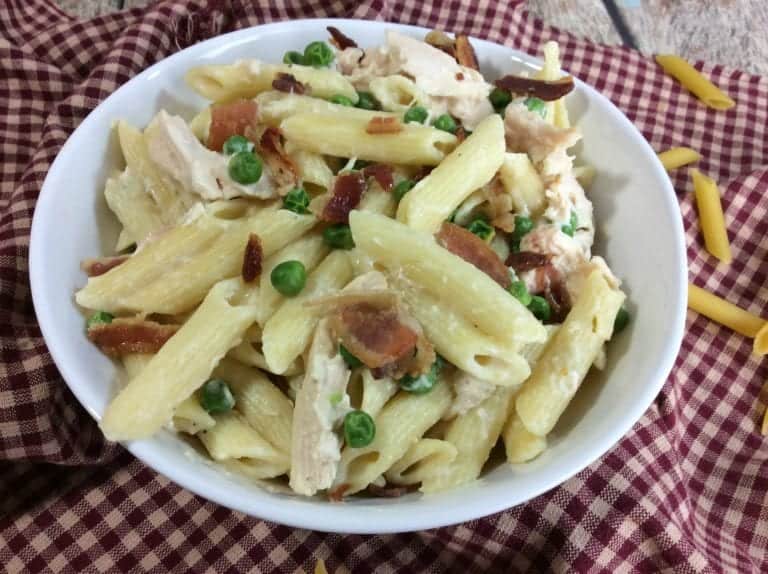 Penne chicken Bacon pasta