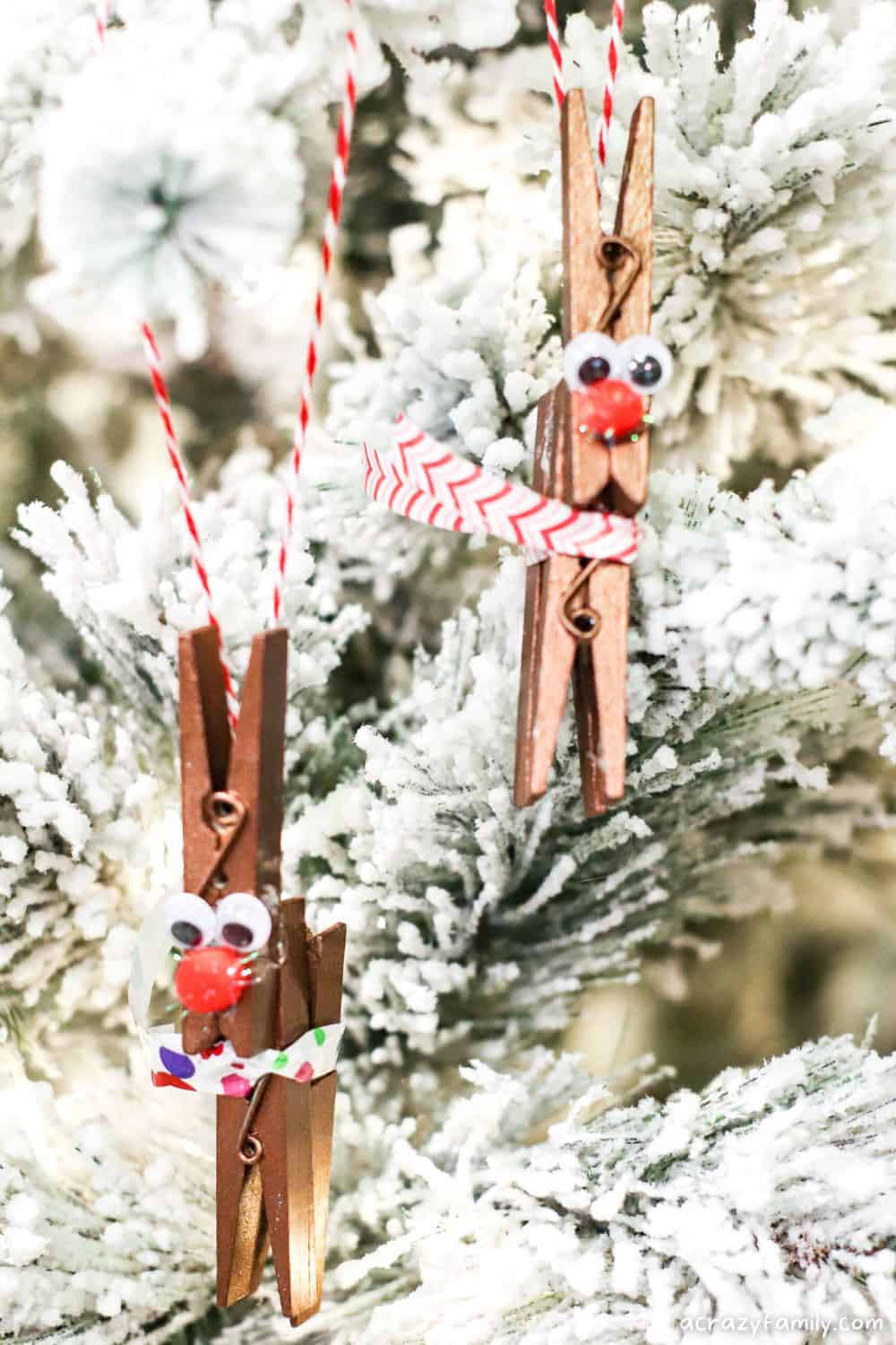 clothespin reindeer ornament 2