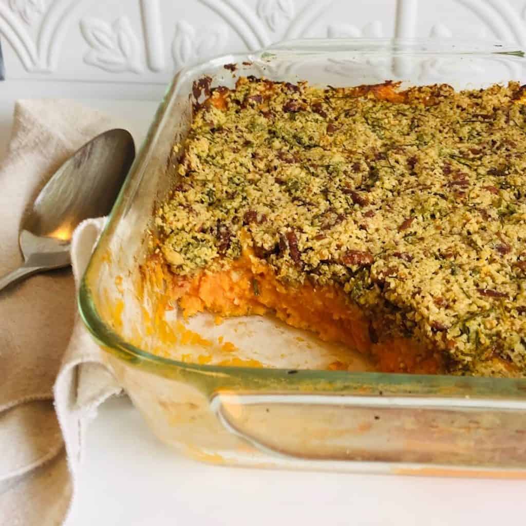 vegan sweet potato casserole 2