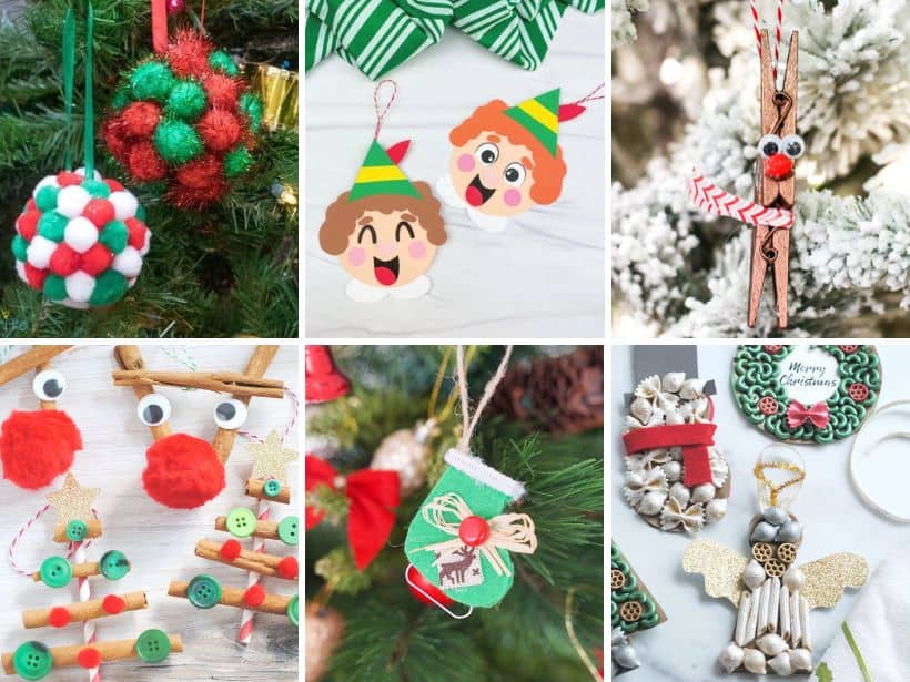 17 Easy Christmas Ornament Crafts Kids Will Love Making