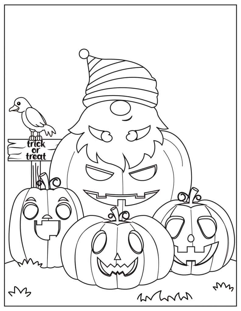 Halloween Coloring Pages 02