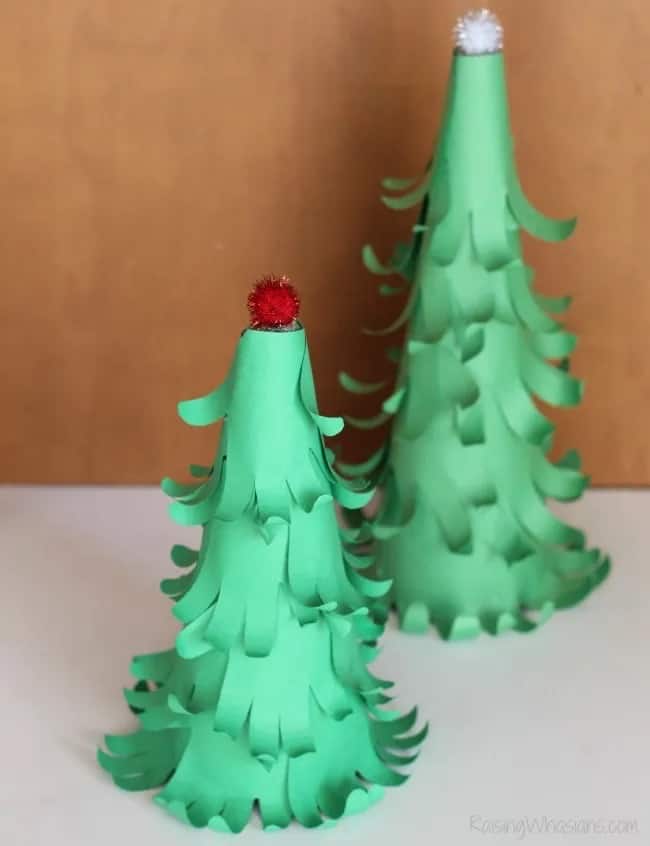 Handprint Christmas tree kids craft