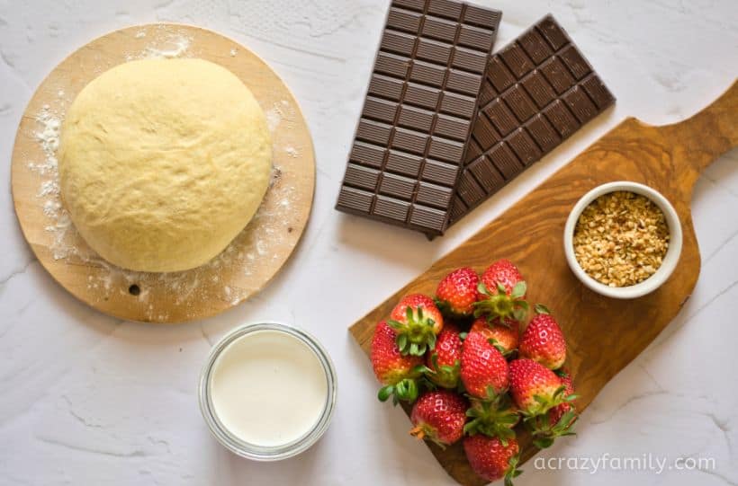 chocolate pizza ingredients