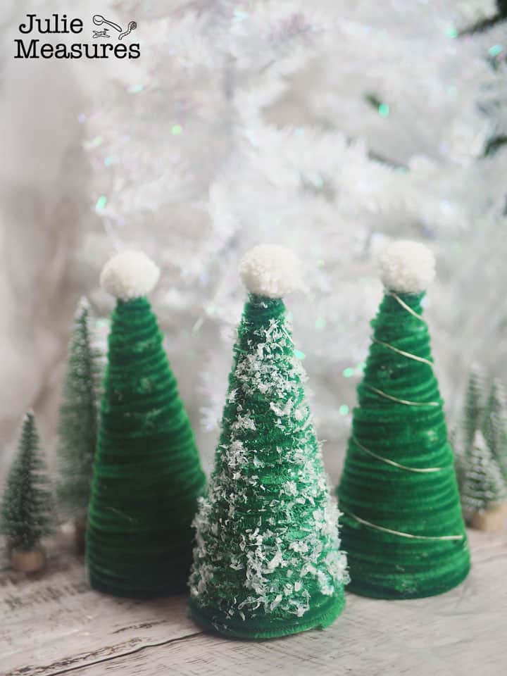 pipe cleaner christmas trees