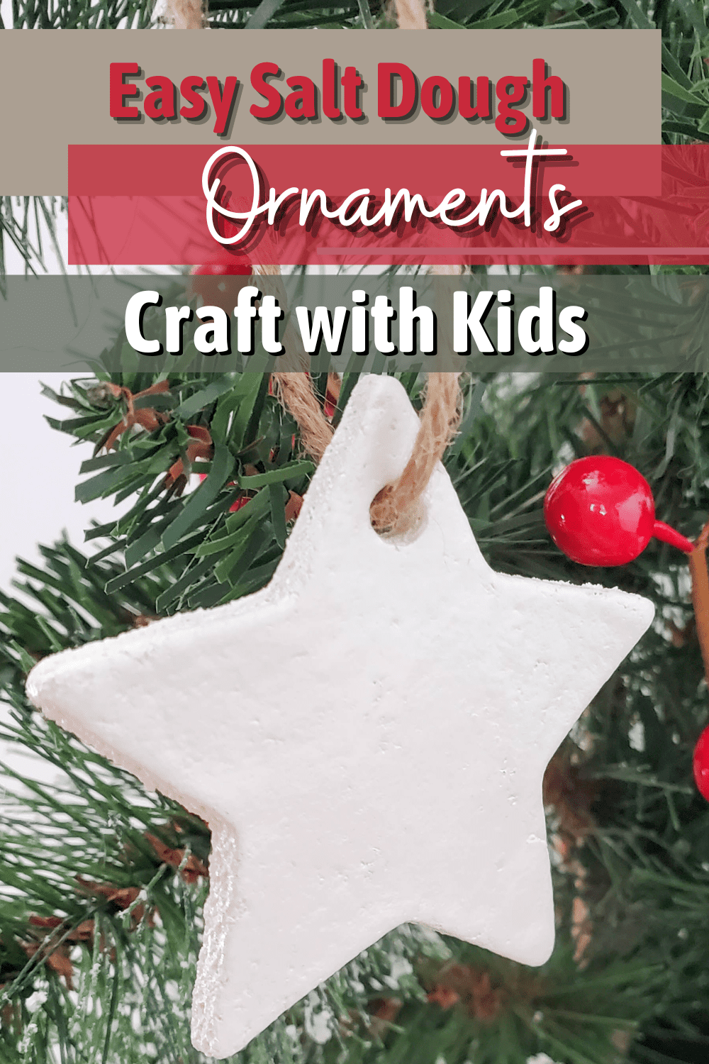 salt dough star ornaments 1