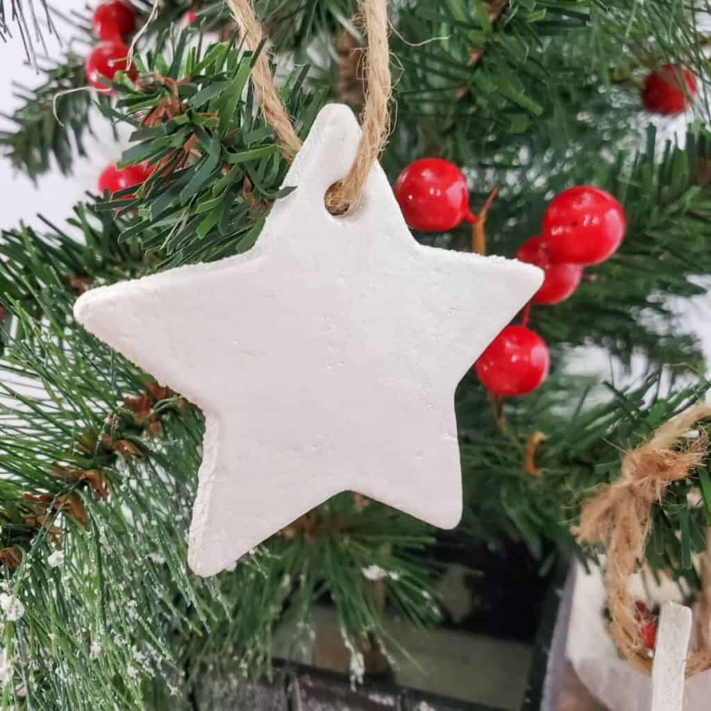 salt dough star ornaments featured