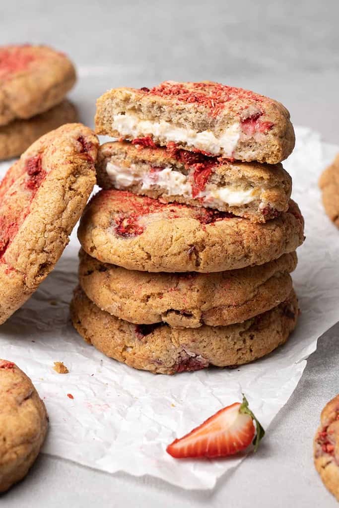 1. Strawberry Cheesecake Cookies _