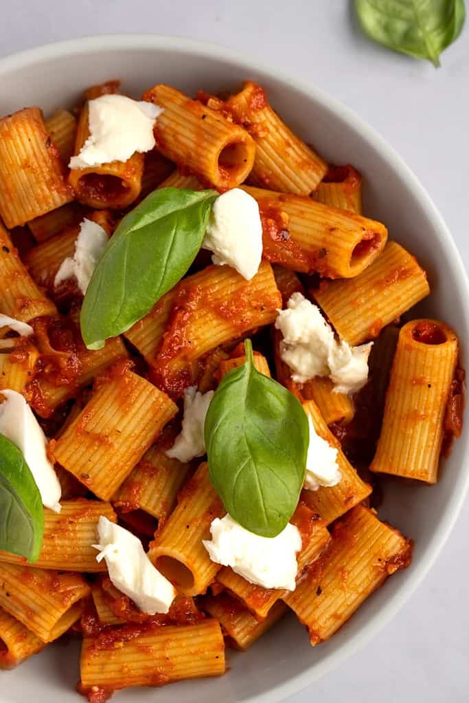 10. Rigatoni Pomodoro _￼