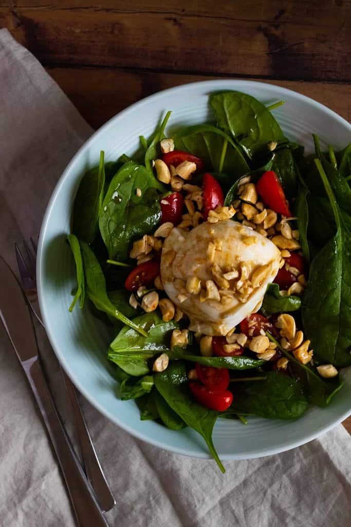 28. Caprese Salad With Cashew Honey _