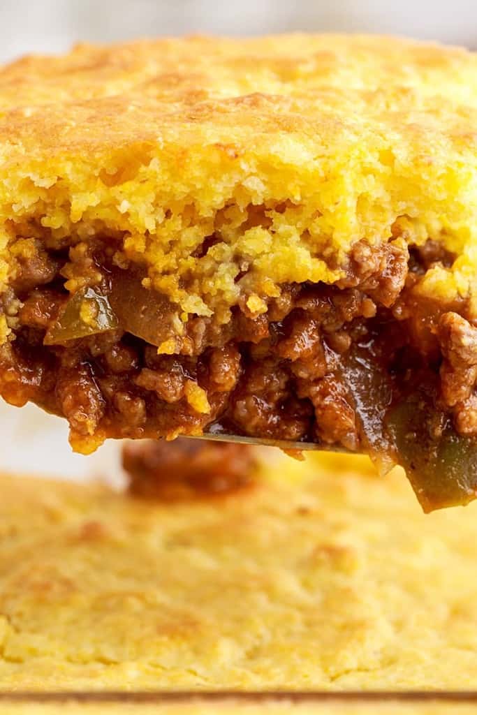 3. Sloppy Joe Cornbread Casserole_