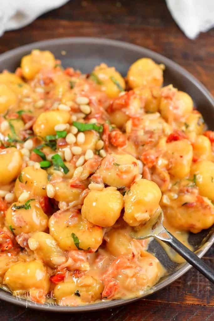 8. Creamy Tomato Gnocchi_