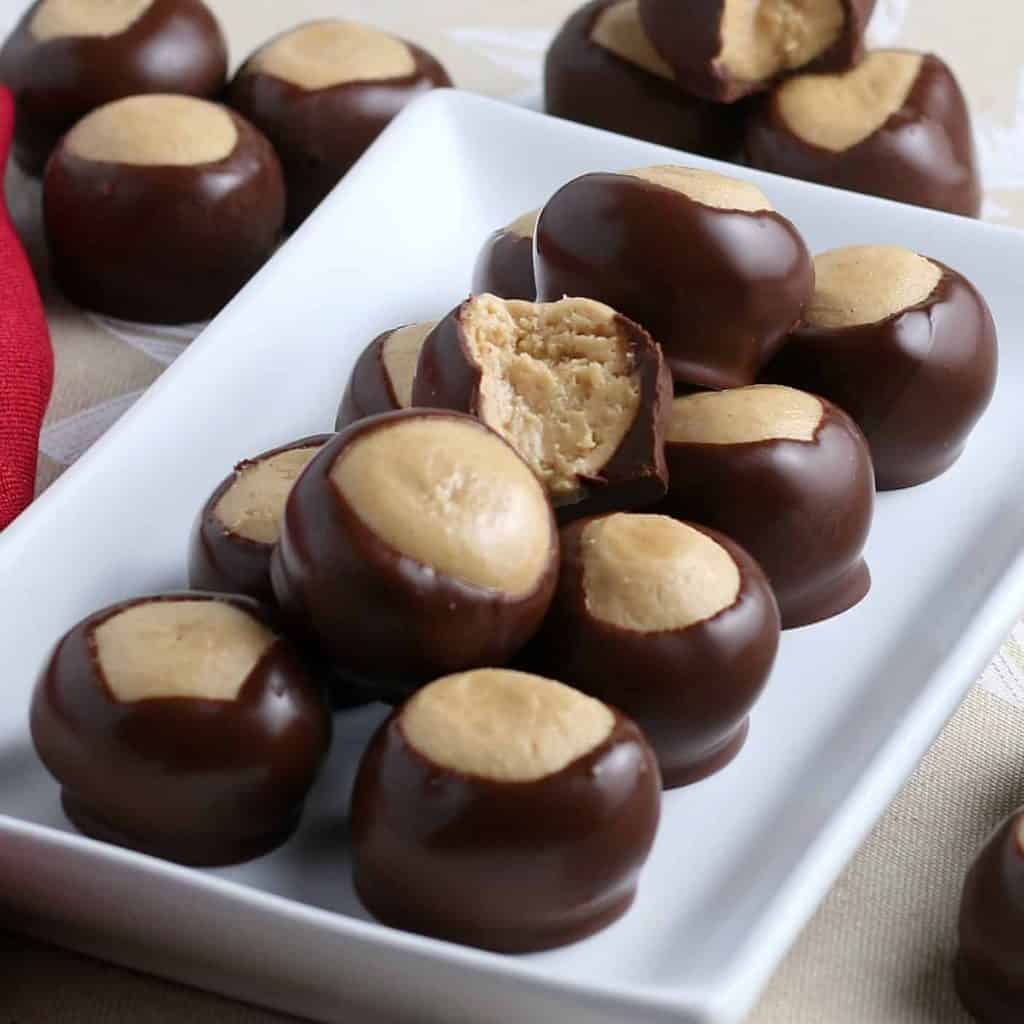 Buckeye Candy Recipe in rec dish 1200 square sp