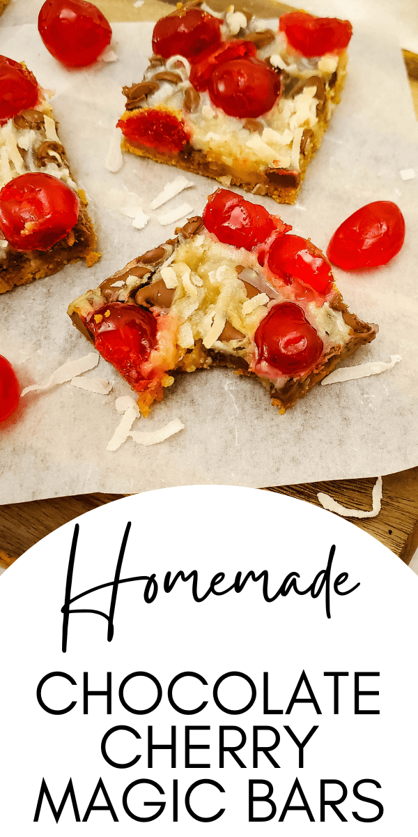 Chocolate Cherry Magic Bars A Crazy Family