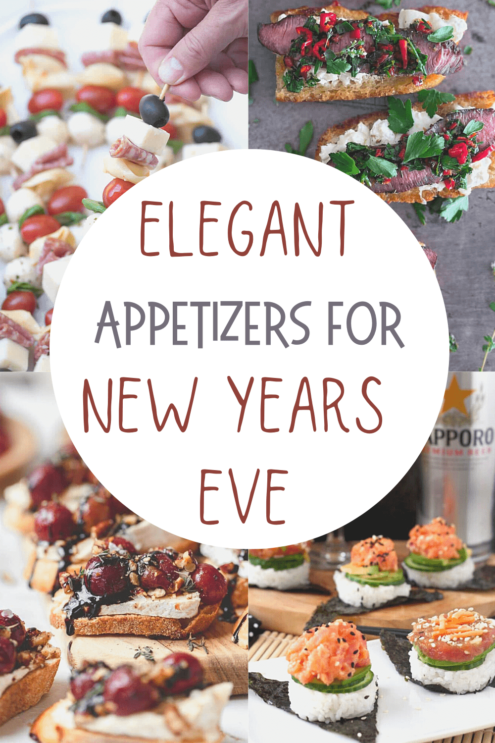 new year appetizers pin