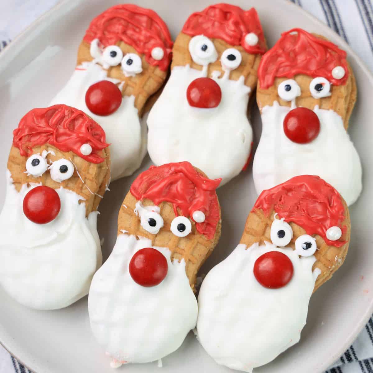 Santa Nutter Butter Cookies