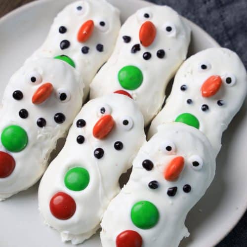 Snowman Nutter Butter Cookies A Crazy Family