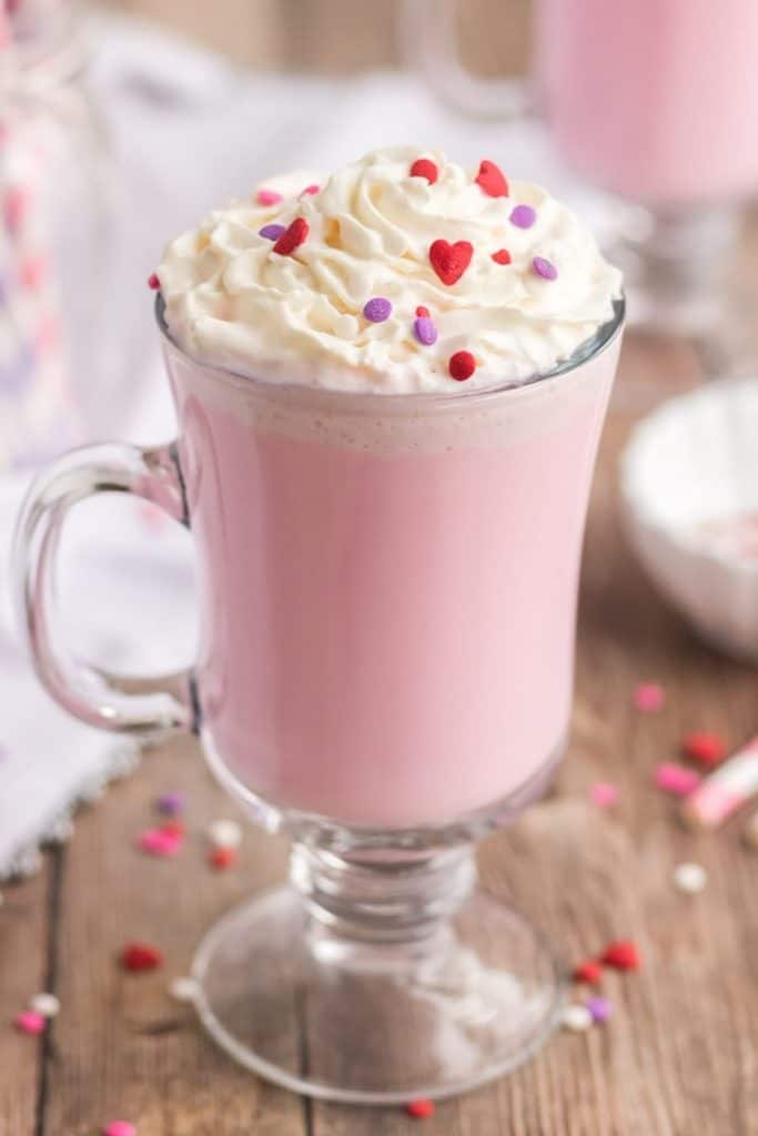 1. Pink Hot Chocolate _