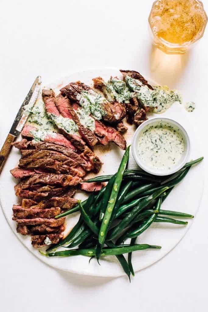 12. Steak with Creamy Peruvian Sauce_