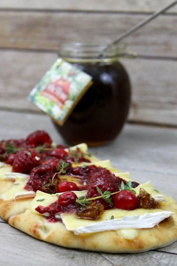 15. Raspberry Brie Flatbread _