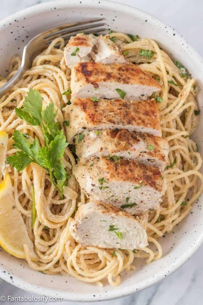 17. Creamy Lemon Chicken Pasta_