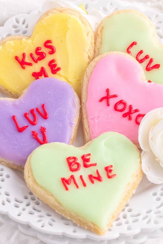 28. Conversation Heart Cookies _