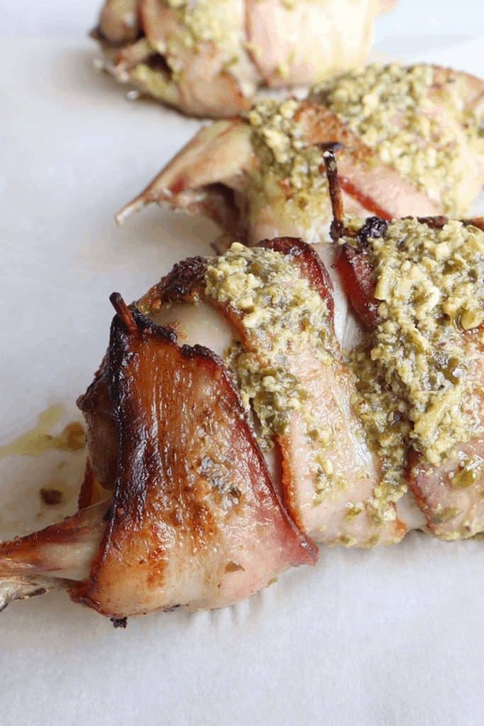 29. Bacon Wrapped Quail_