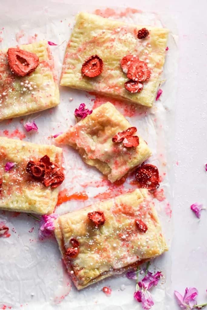 33. Strawberry Puff Pastry Tarts_