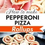 Pepperoni Pizza Pinwheels