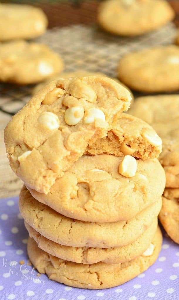 Sweet and Salty Peanut Butter White Chocolate Cookies 2 from willcookforsmiles.com_