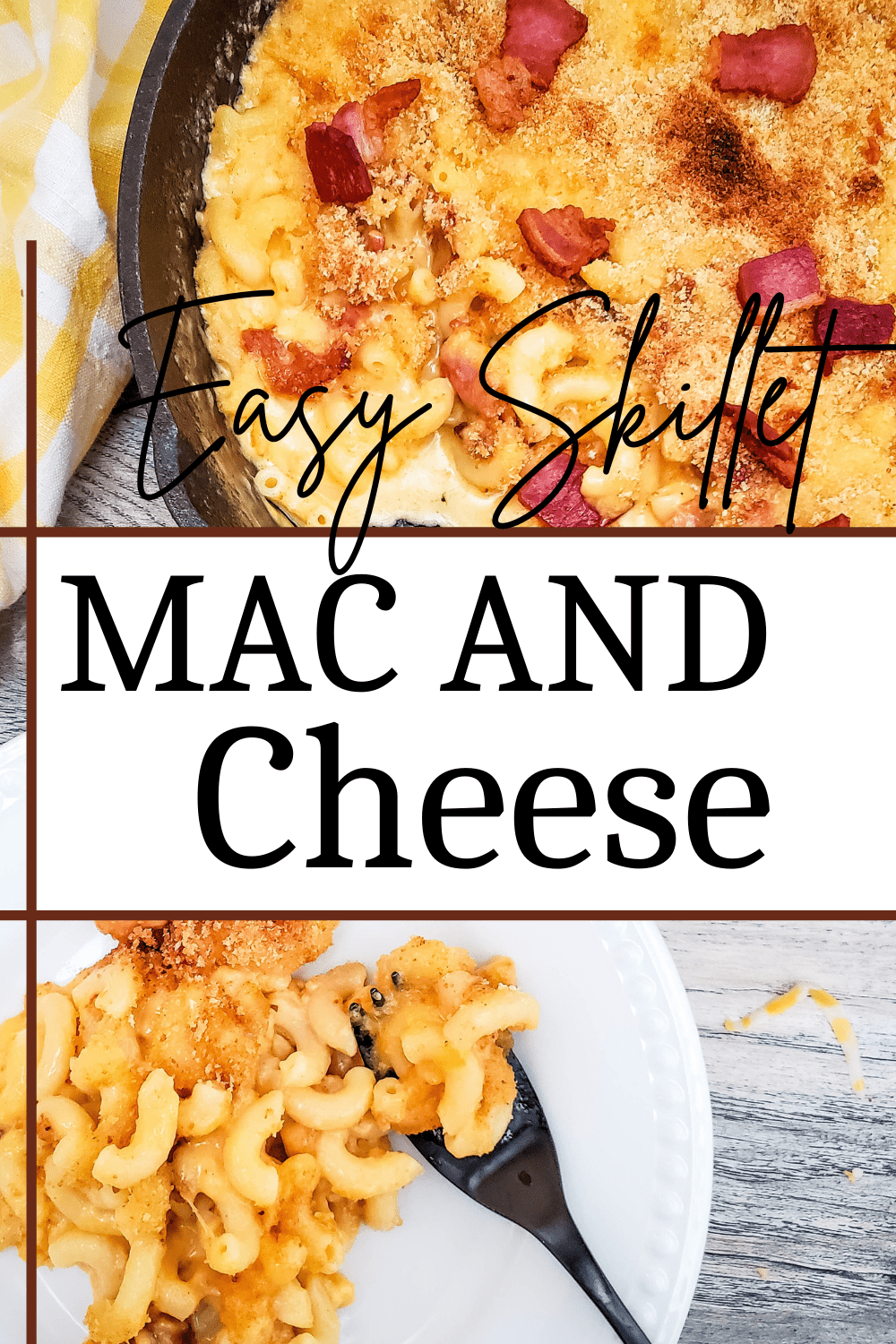 bacon mac cheese skillet 1