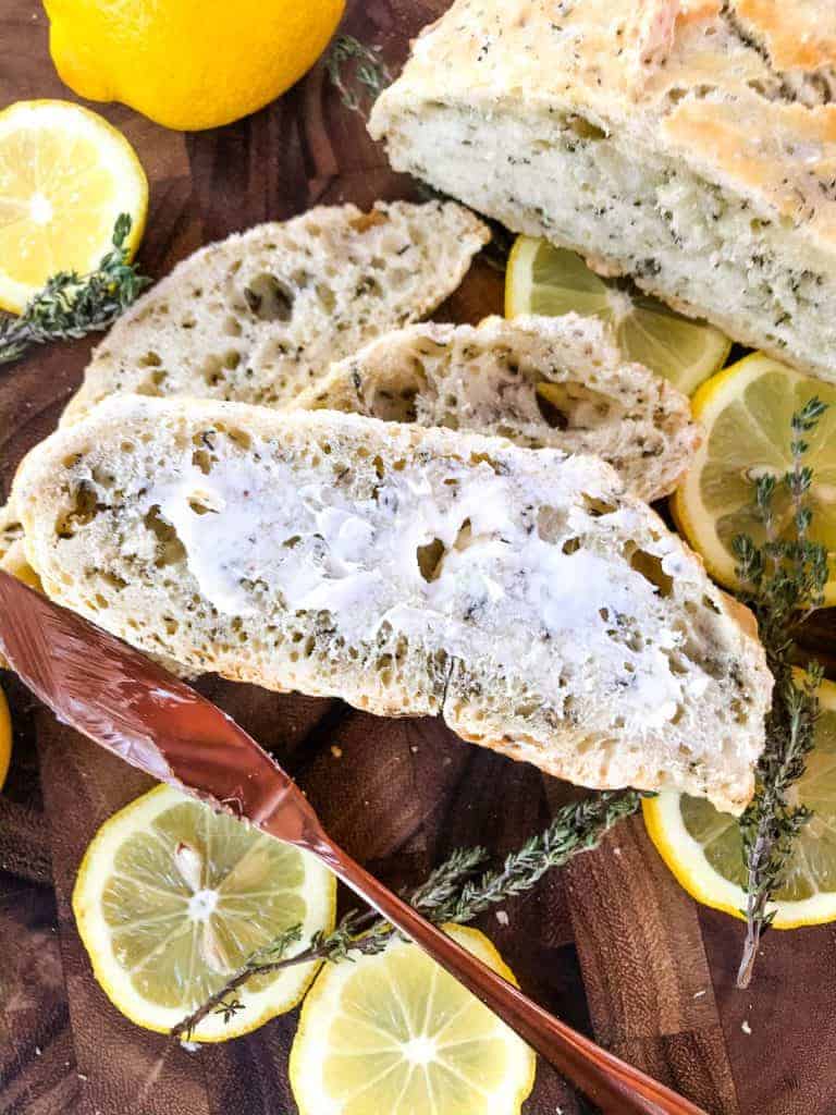 no knead rustic lemon thyme bread threeolivesbranch 4 768×1024 1