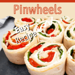 roasted red pepper and spinach pinwheels pin 2