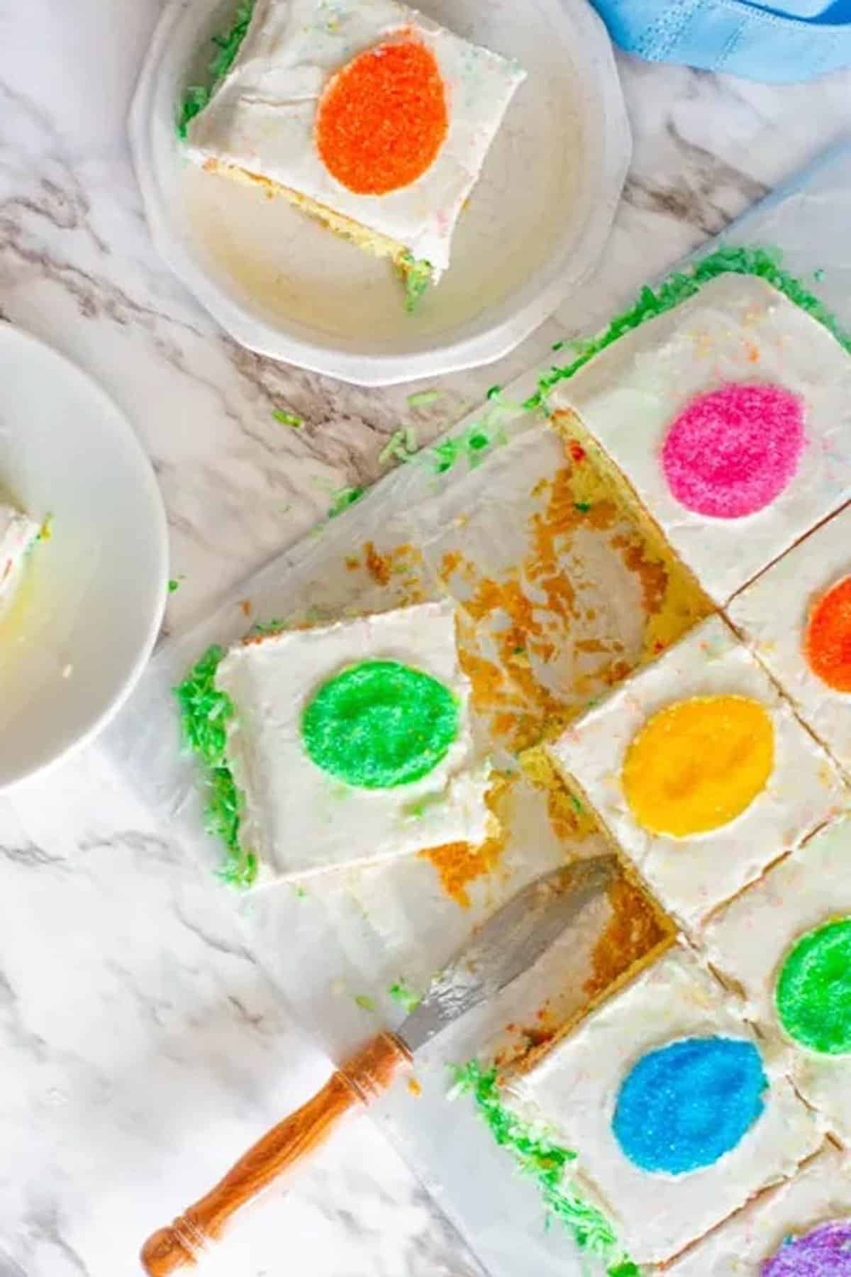 4. Egg Sprinkle Cake _