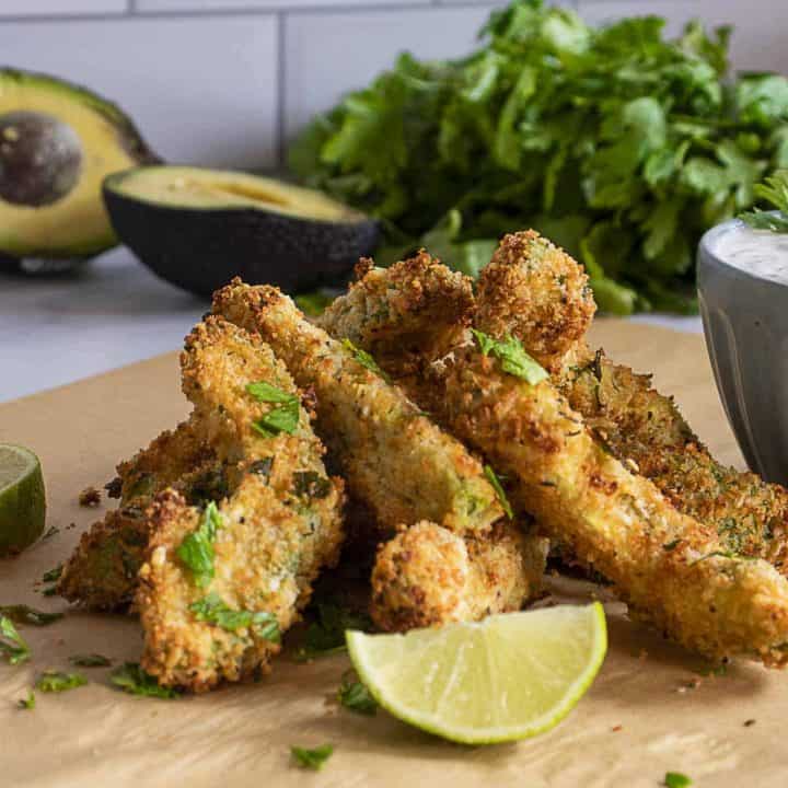 Air Fryer Avocado Fries 13