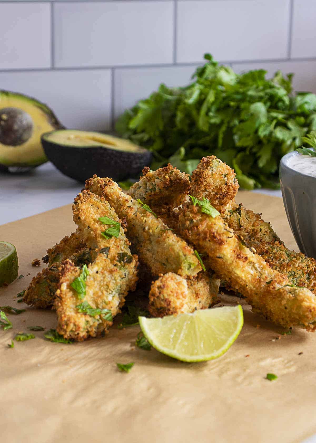 Air Fryer Avocado Fries 13
