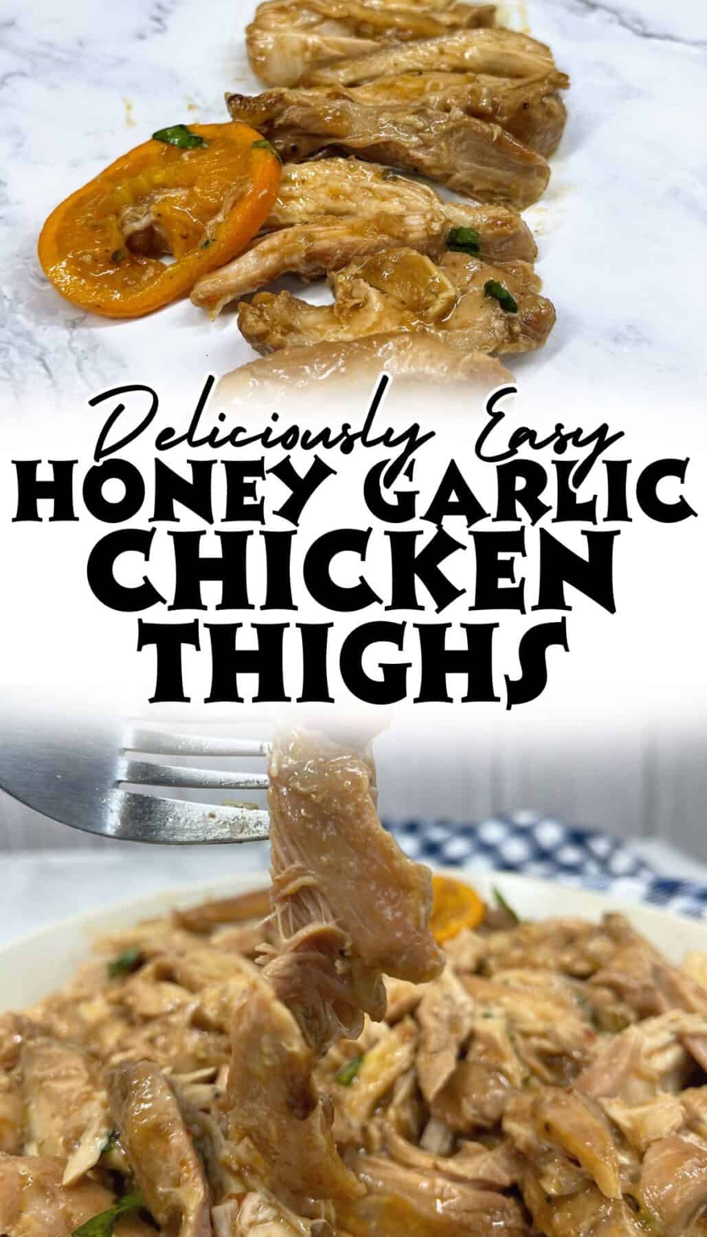 Crockpot Honey Garlic Chicken Thighs