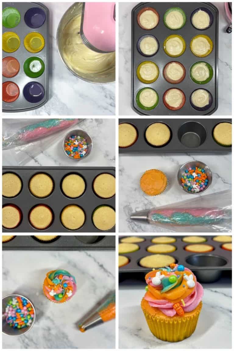 Easy Box Mix Easter Cupcakes A Crazy Family