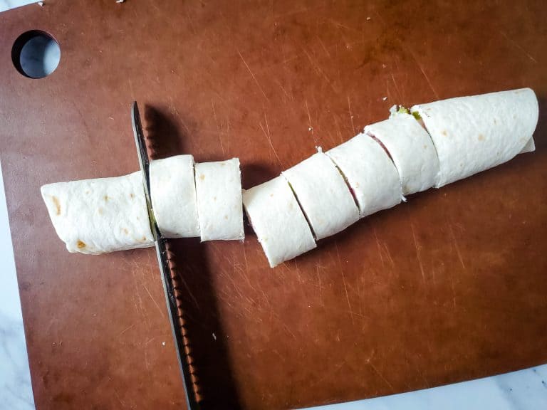 Salami and Cream Cheese Pinwheels A Crazy Family