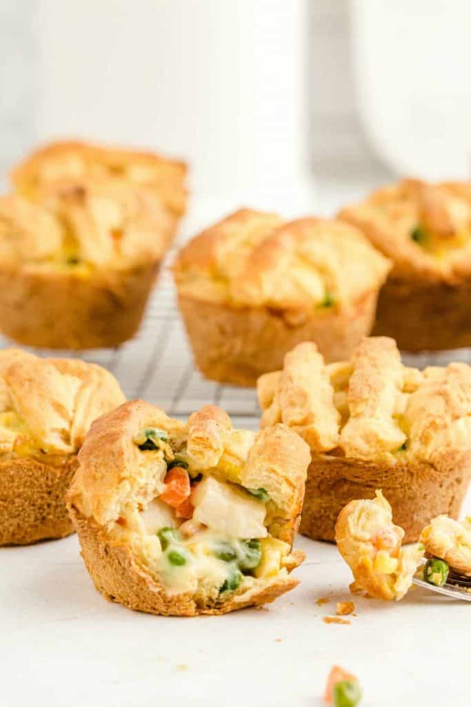 10. Mini Chicken Pot Pies _