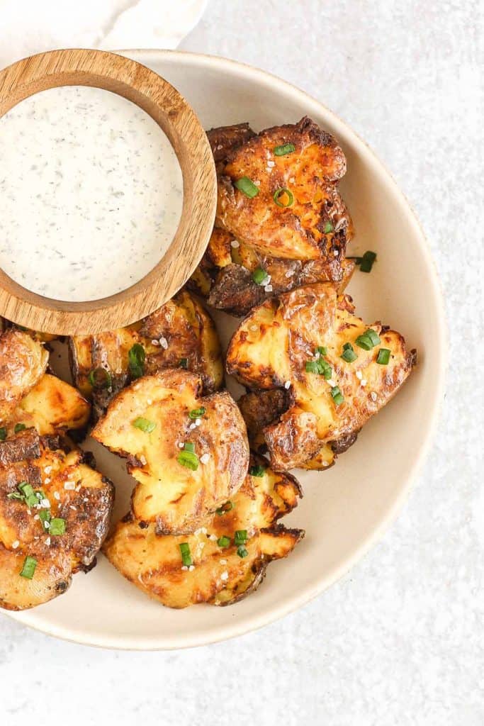 15. Air Fryer Smashed Potatoes _