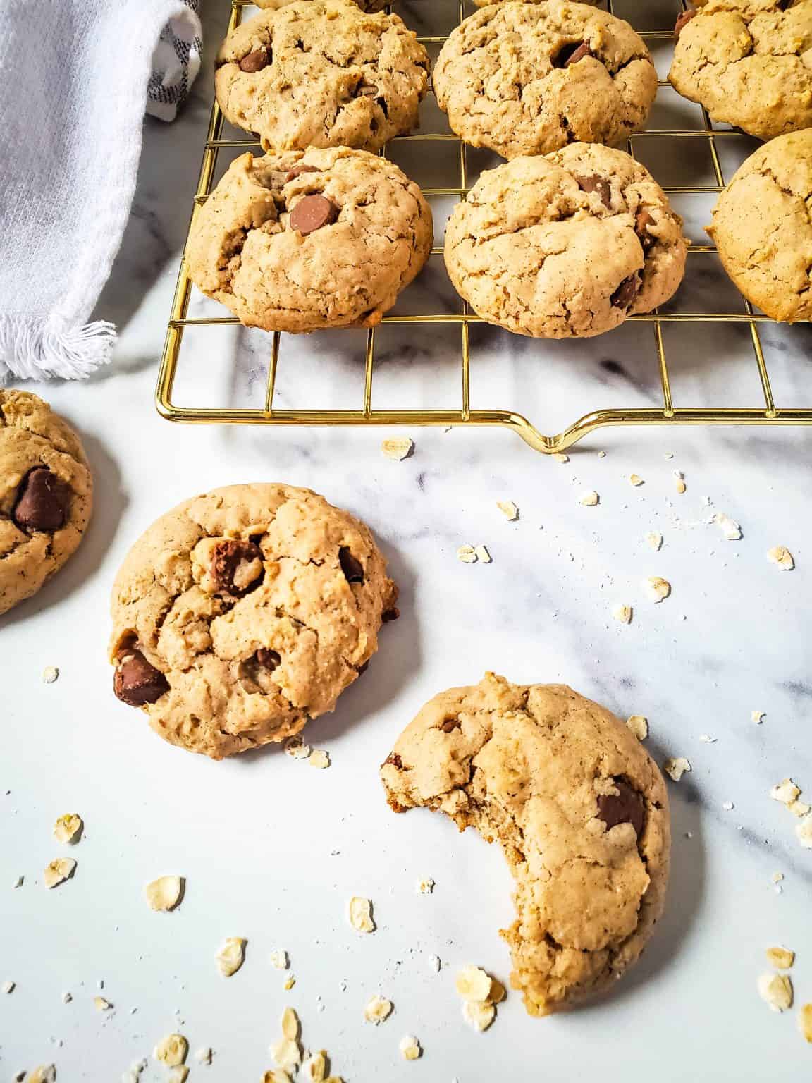 Chocolate Oatmeal Cake Mix Cookies A Crazy Family