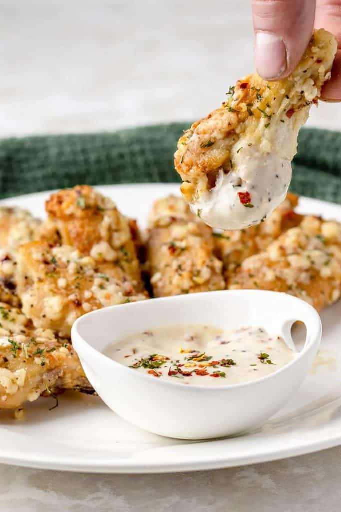 29. Garlic Parmesan Wings _