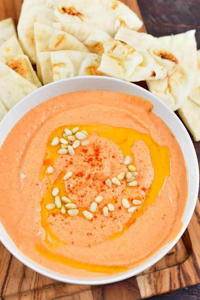 6. Bell Pepper Hummus _