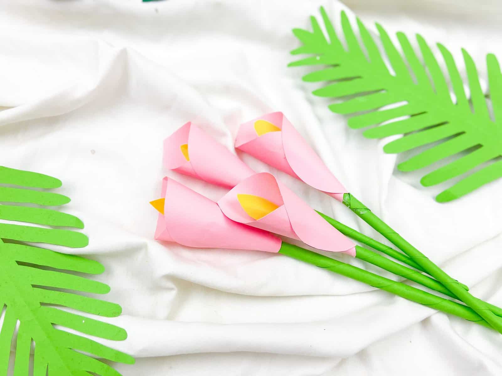 How to Make Origami Tulip Flowers