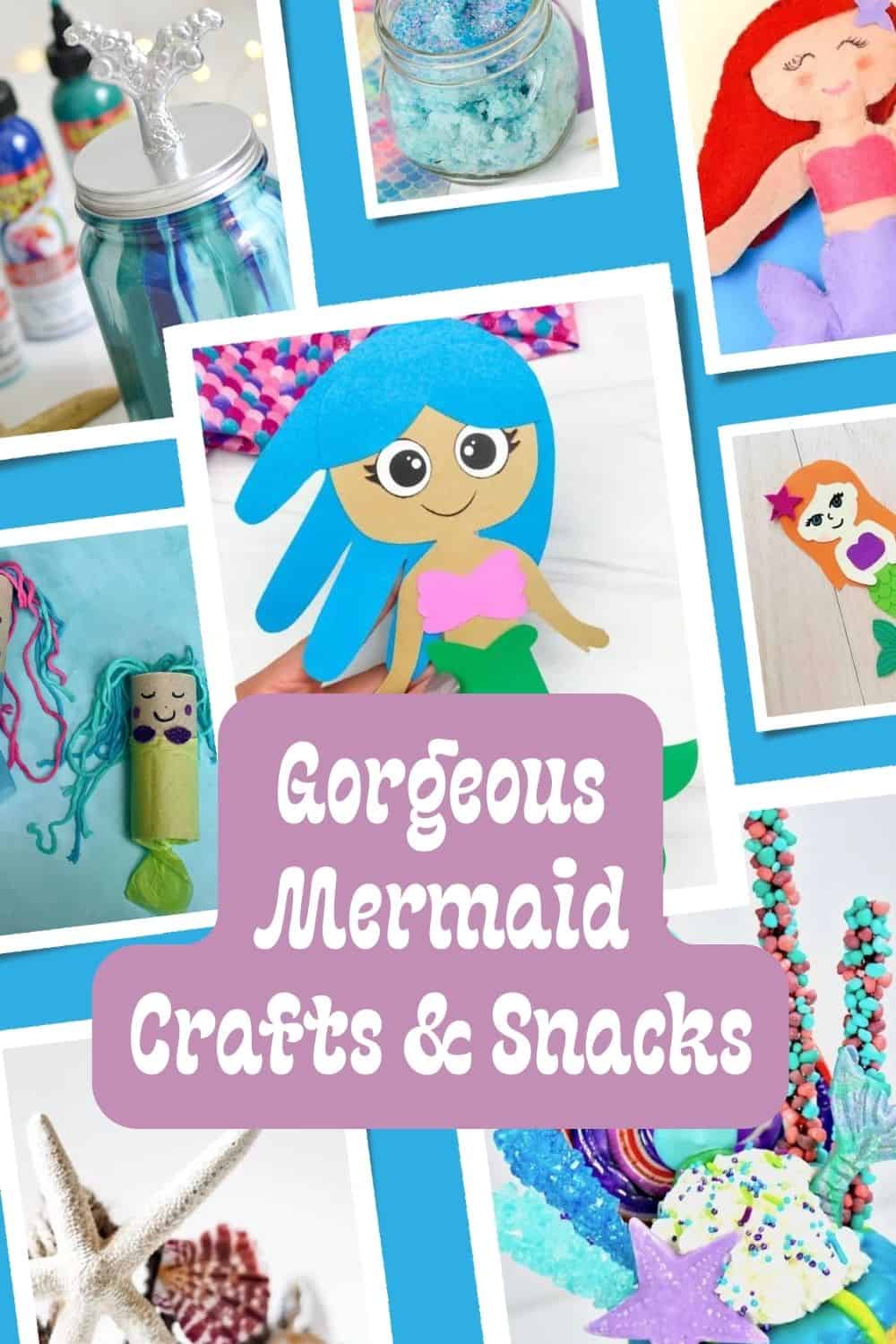 28 Gorgeous Mermaid Snacks and Crafts