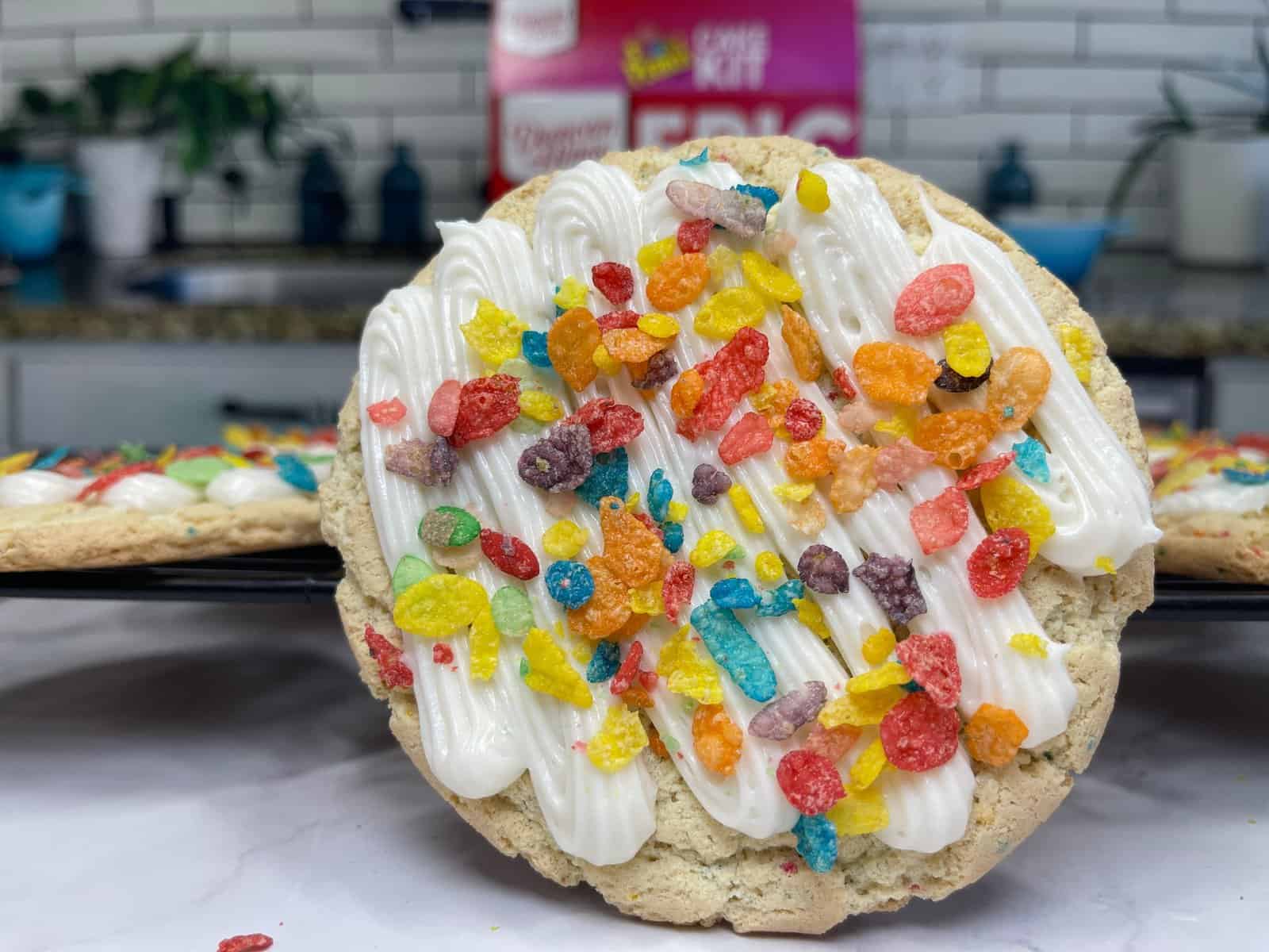 Fruity Pebbles Cookies From Cake Mix A Crazy Family