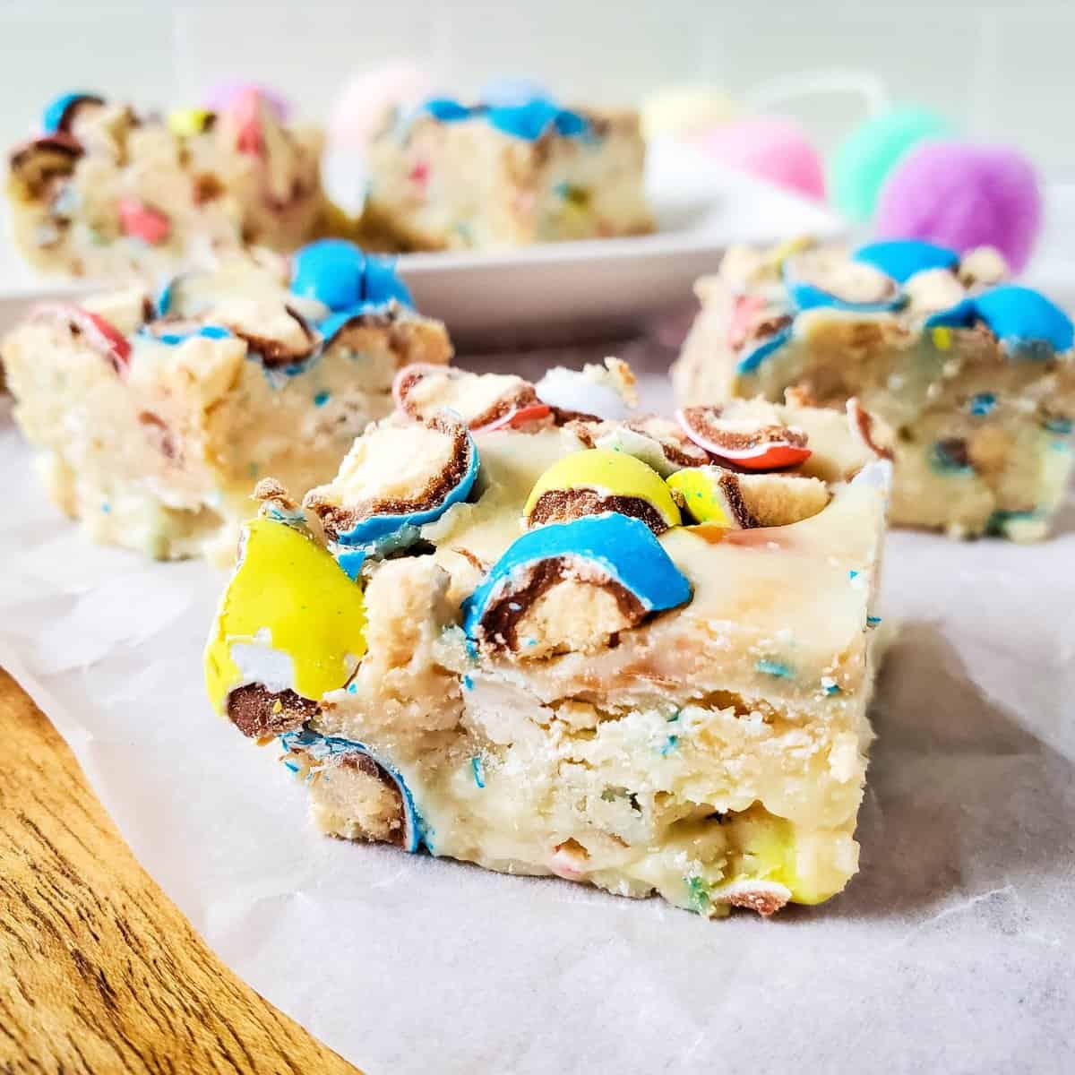 Easy Easter Fudge Recipe with Robin Eggs