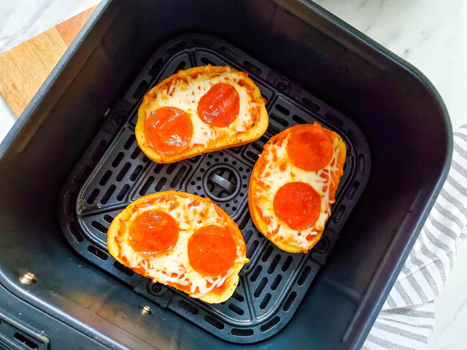 Air Fryer Garlic Bread Pizza A Crazy Family