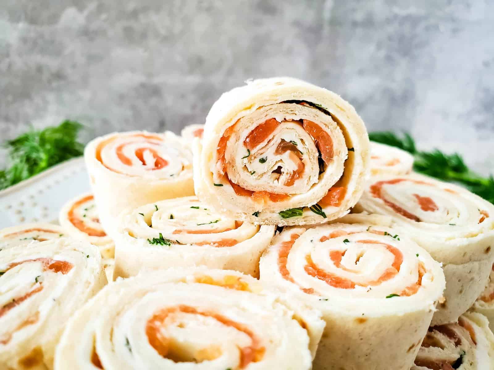 Smoked Salmon Pinwheels A Crazy Family